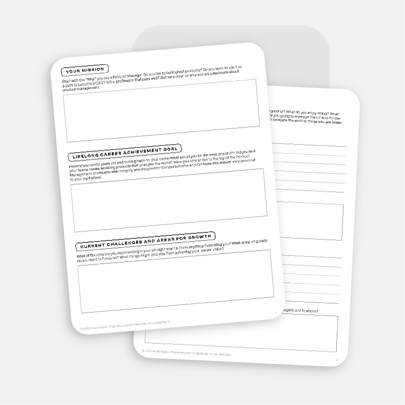 Product Management Career Planning