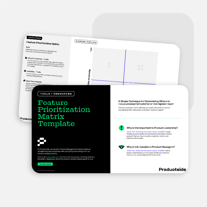 Feature Prioritization Matrix
